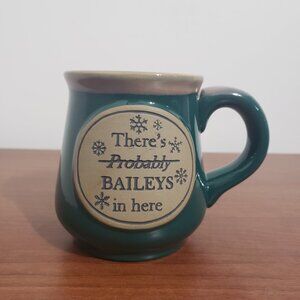 Coffee Mug Handmade Novelty Cup There's Probably Baileys In Here Gift Snowflake